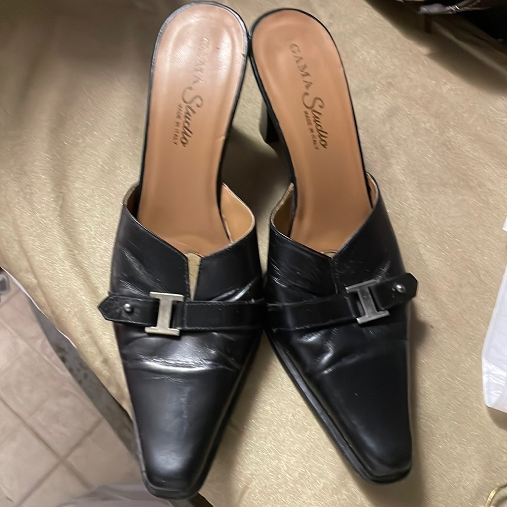 Italian Leather Mules